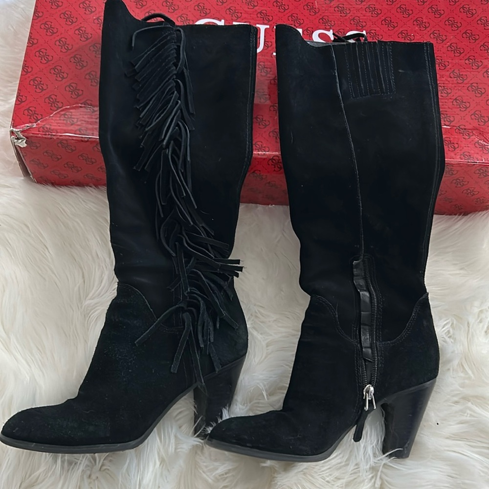 🖤 BEAUTIFUL REAL SUEDE GUESS BOOTS